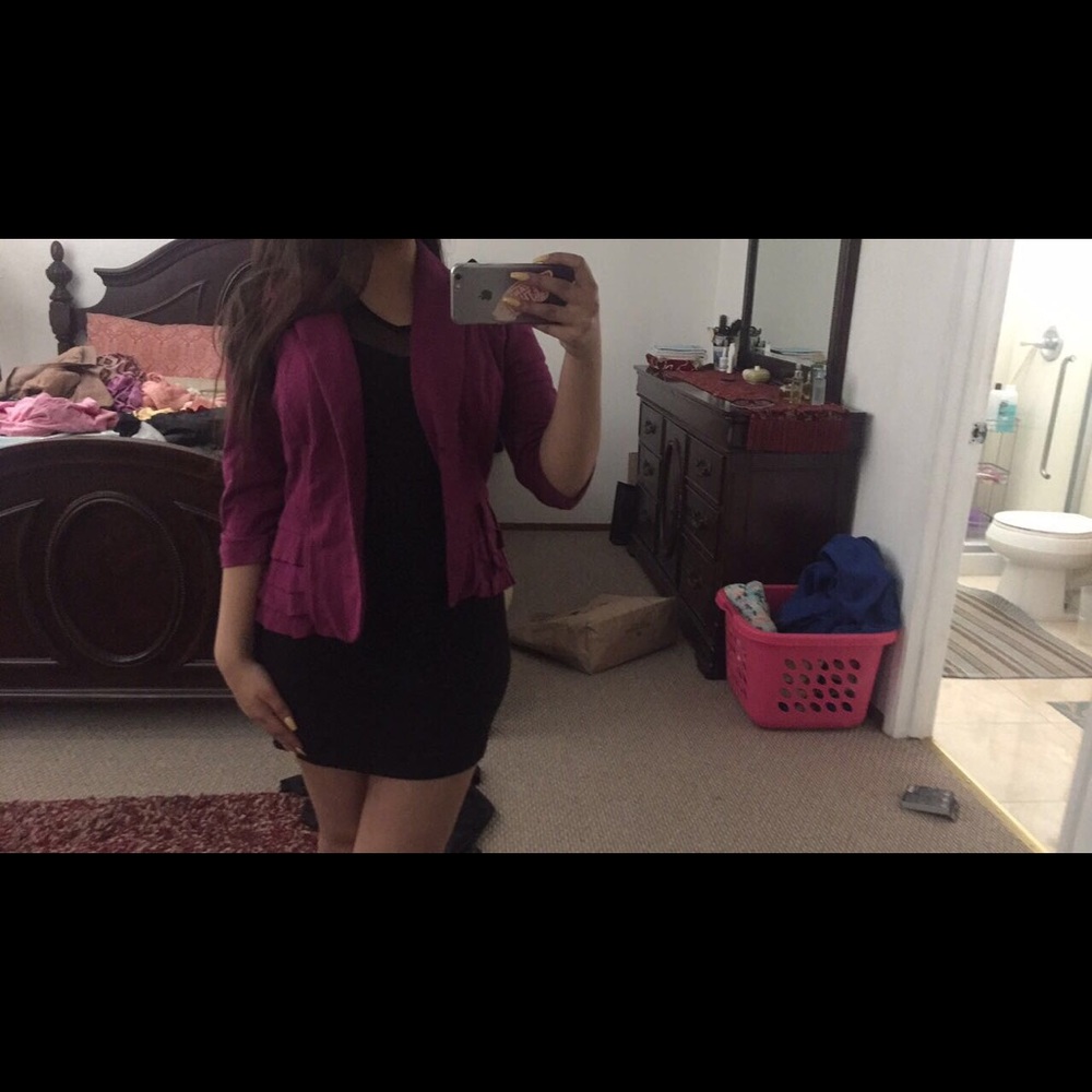 Purple blazer